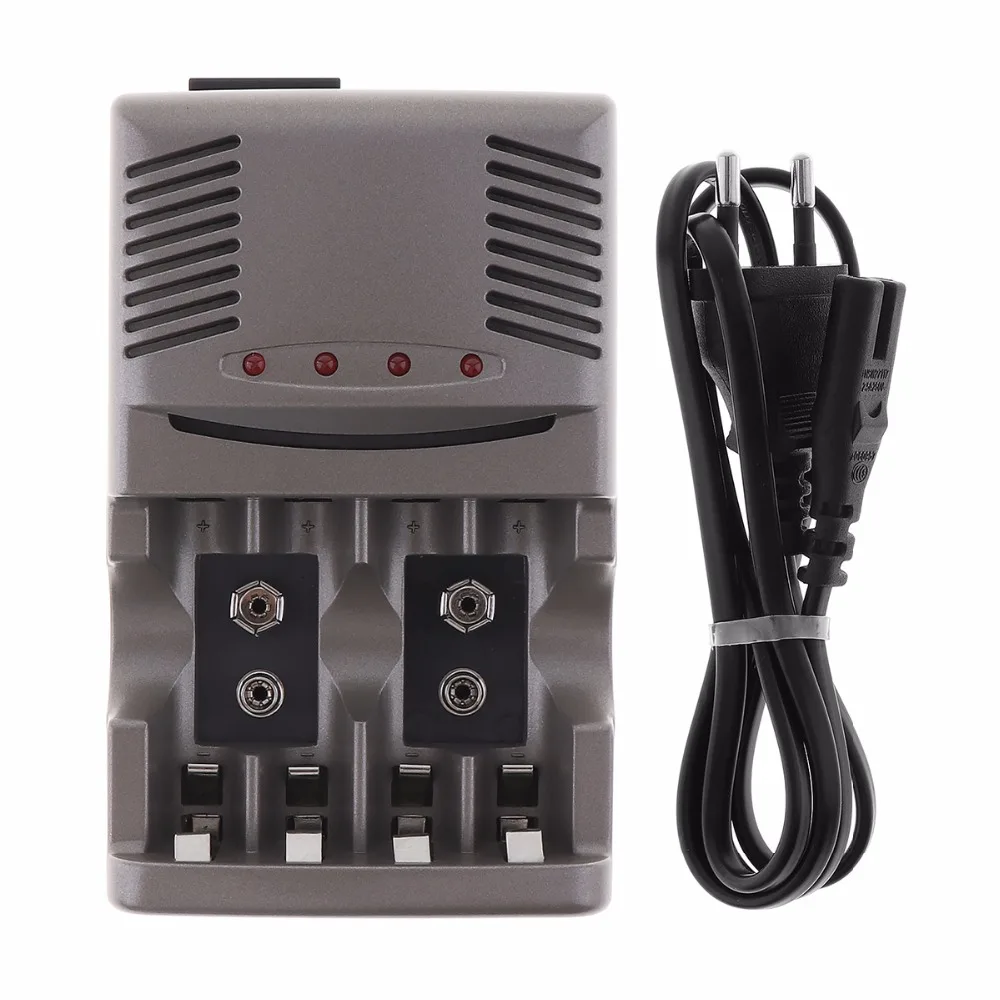 PALO 4 слота Смарт быстрое зарядное устройство с защитой от перегрузки по току для Ni