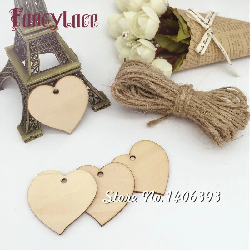 Бирка деревянная сохраняющая дату бирка Свадебная для сувениров в рустикальном