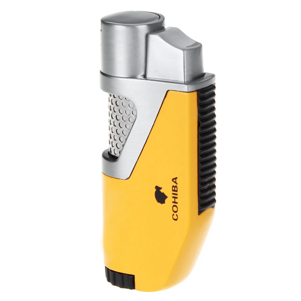 COHIBA Высококачественная ветрозащитная зажигалка, фонарь, многоразовая надувная зажигалка, зажигалка, газовый фонарь, зажигалка