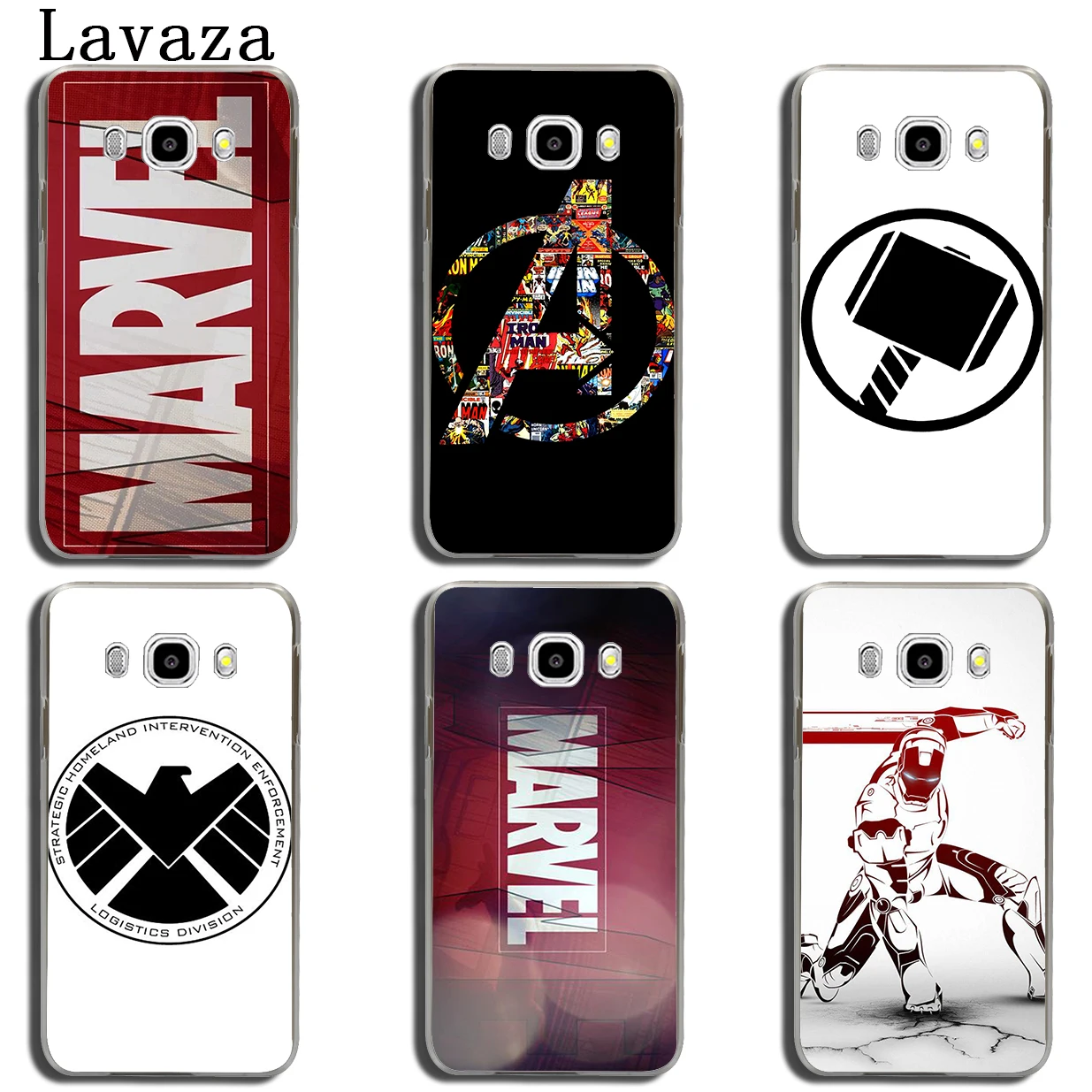 Lavaza Luxury Marvel Comics logo Phone Case for Samsung Galaxy J8 J7 Duo J6 J5 J4 Plus 2018 2017 2016 J2 J3 Prime 2015 Cover | Мобильные