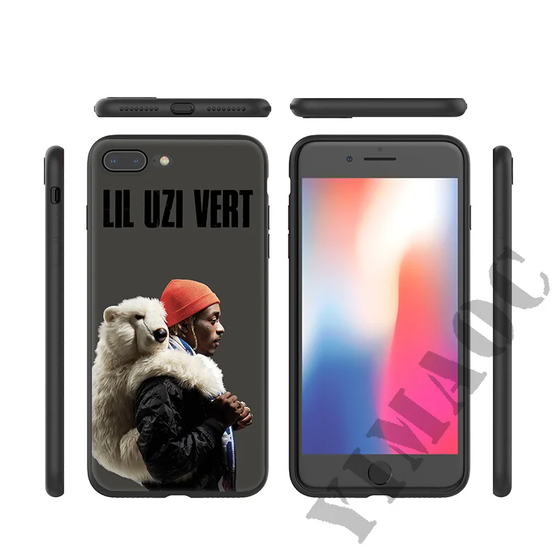 YIMAOC Lil Uzi Vert Soft Silicone Case for iPhone 11 Pro Xr Xs Max X or 10 8 7 6 6S Plus 5 5S SE Cover |