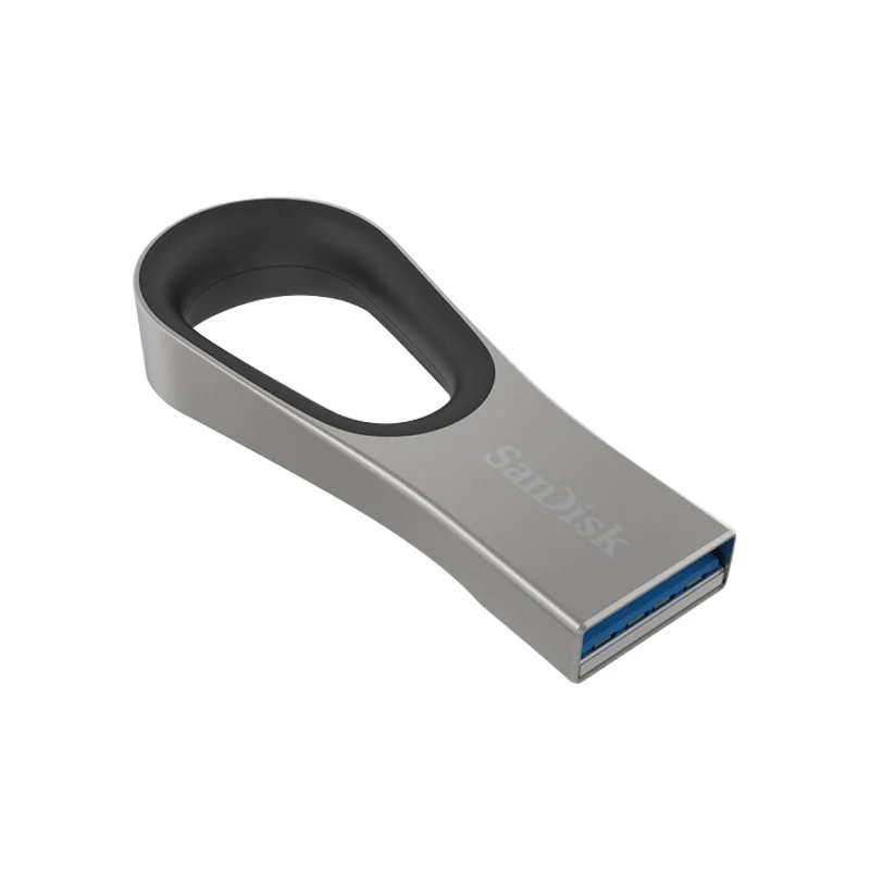 Серый SANDISK ULTRA LOOP флэш-накопитель USB 3,0 64 Гб до 130 Мб/с литой металлический дизайн пароль USB флэш-накопитель карта памяти Devie - Цвет: Серый
