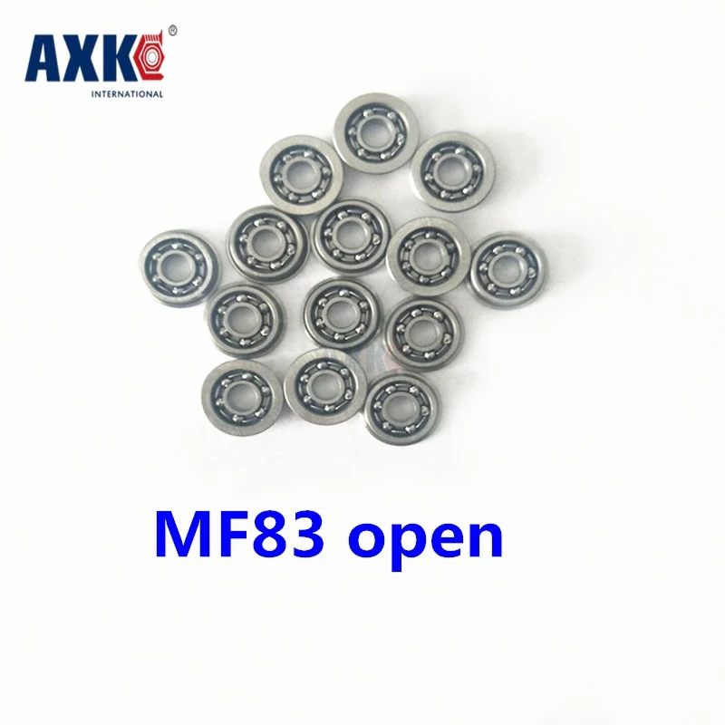 10 шт./лот оптовая продажа фланцевый миниатюрный шариковый подшипник Mf83 Open 3*8*9 2*2 5*0