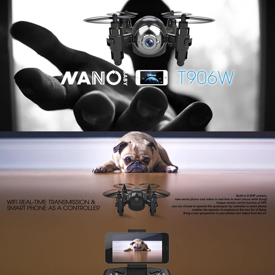 Fpv мини Дрон с Квадрокоптер камерой rc Вертолет Дистанционное управление игрушки