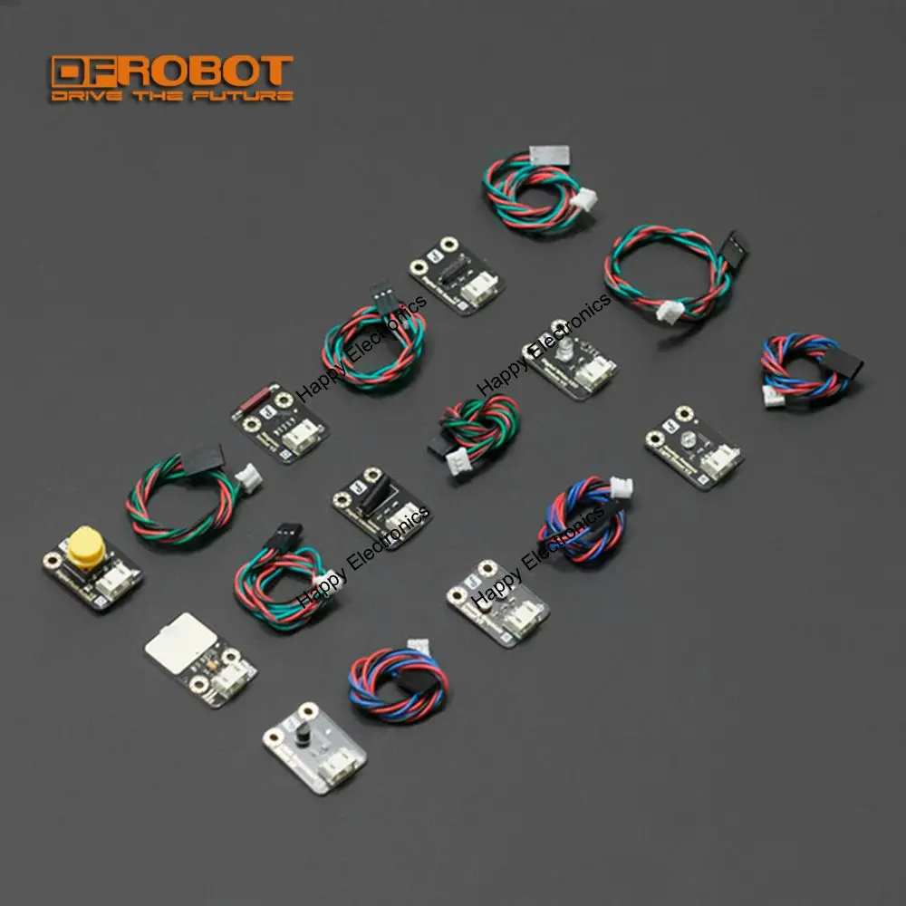 Набор аналоговых цифровых базовых датчиков DFRobot Gravity 9 шт. 5 В сенсорный датчик