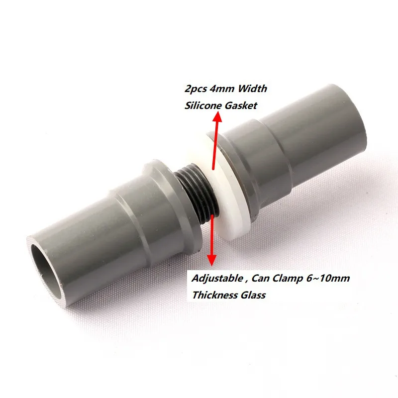 Соединители для водопроводных труб аквариума верхние и нижние зажимы 20 мм