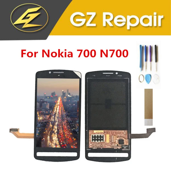 Сменный сенсорный ЖК дисплей для Nokia Zeta 700 N700 3 7 дюйма|Экраны мобильных телефонов| |