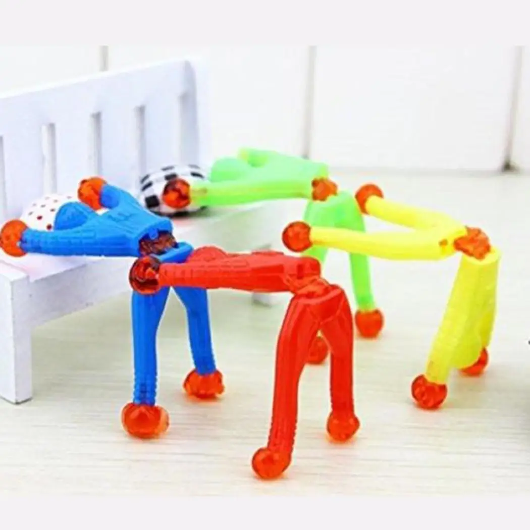 Забавная Гибкая детская игрушка липкая стена старше 3 лет скалолазание флип