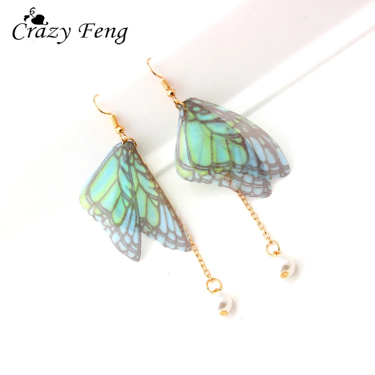 Женские серьги-подвески Crazy Feng висячие серьги в европейском стиле с имитацией