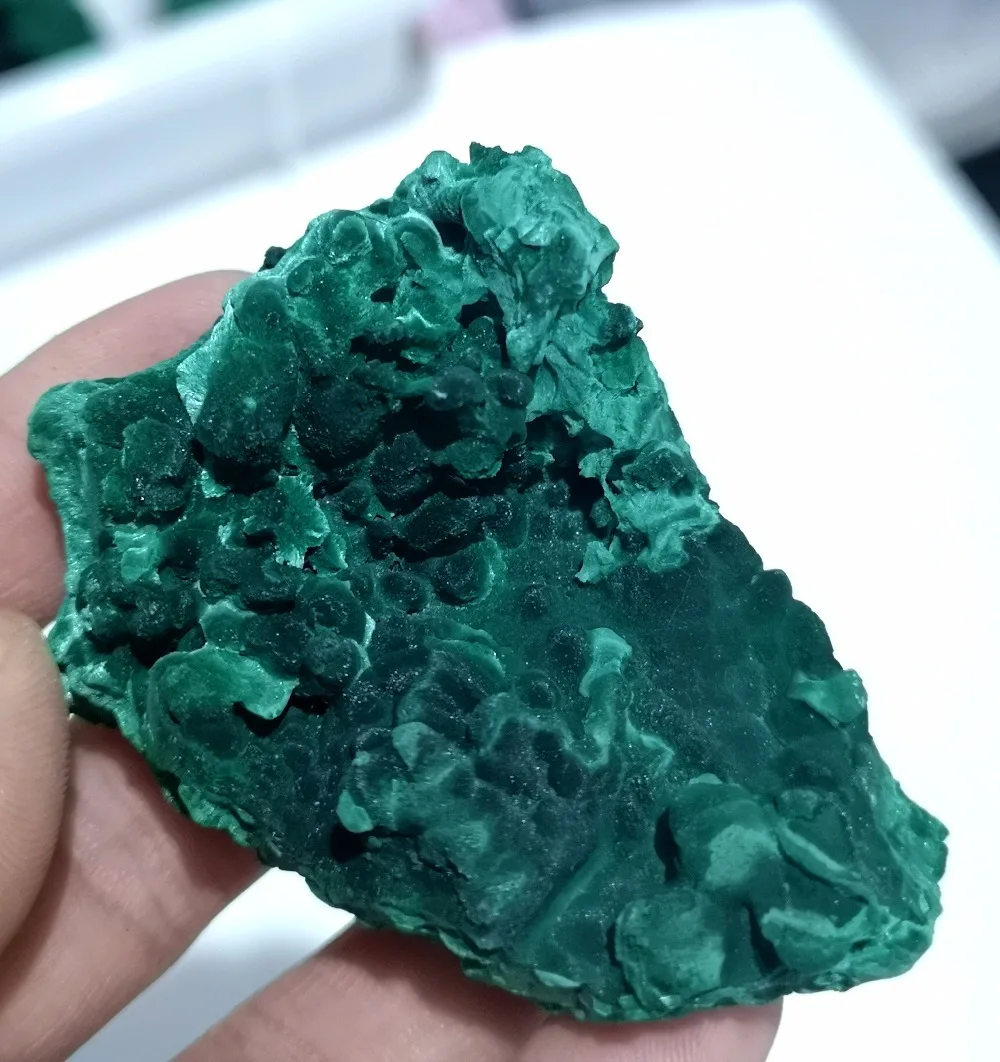 119g натуральный МАЛАХИТ образец минерала зеленый камень кристалл учебный