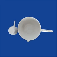 100250500ml porcelain evaporating laboratory bowl dish with handle flat bottom