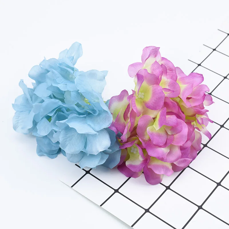 

13CM cheap Silk Hydrangea fake plants for home wedding decoration accessories diy Garlands scrapbooking cheap artificial flowers