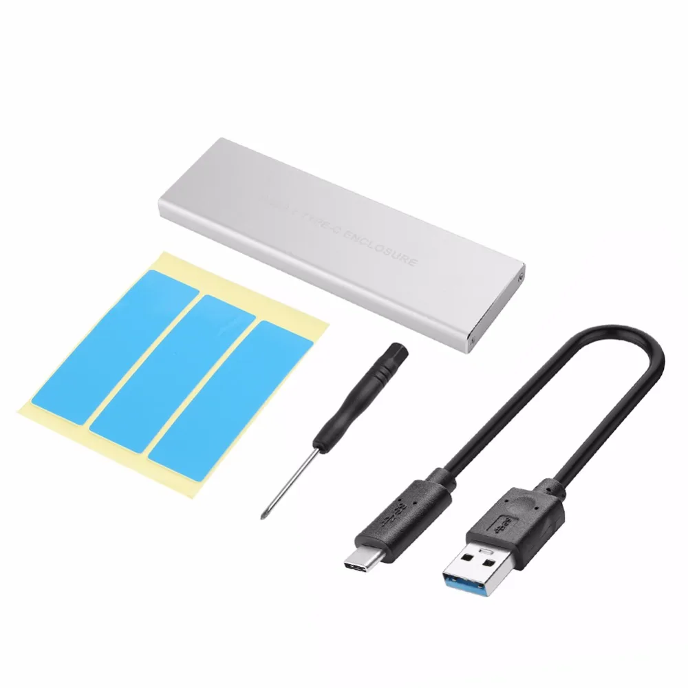 M key NVME PCI Express M.2 корпус SSD HDD USB3.1 Type c к e 3 0 4x NGFF 2280 Внешний чехол для мобильного