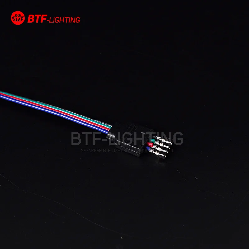 RGB светодиодные аксессуары 4pin 10 мм 5050 Артикул лампа Разъем от простой сварочной