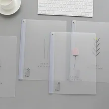 Более прозрачные вращающиеся зажимы для мультфильмов папка А4