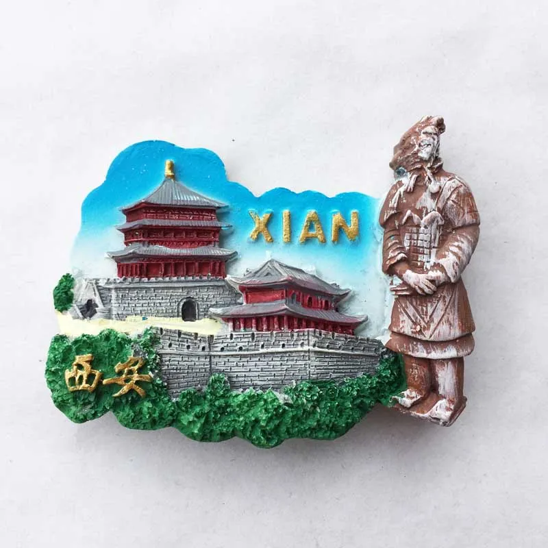 Shaanxi Xi'an достопримечательность старинная городская стена терракотовые воины и