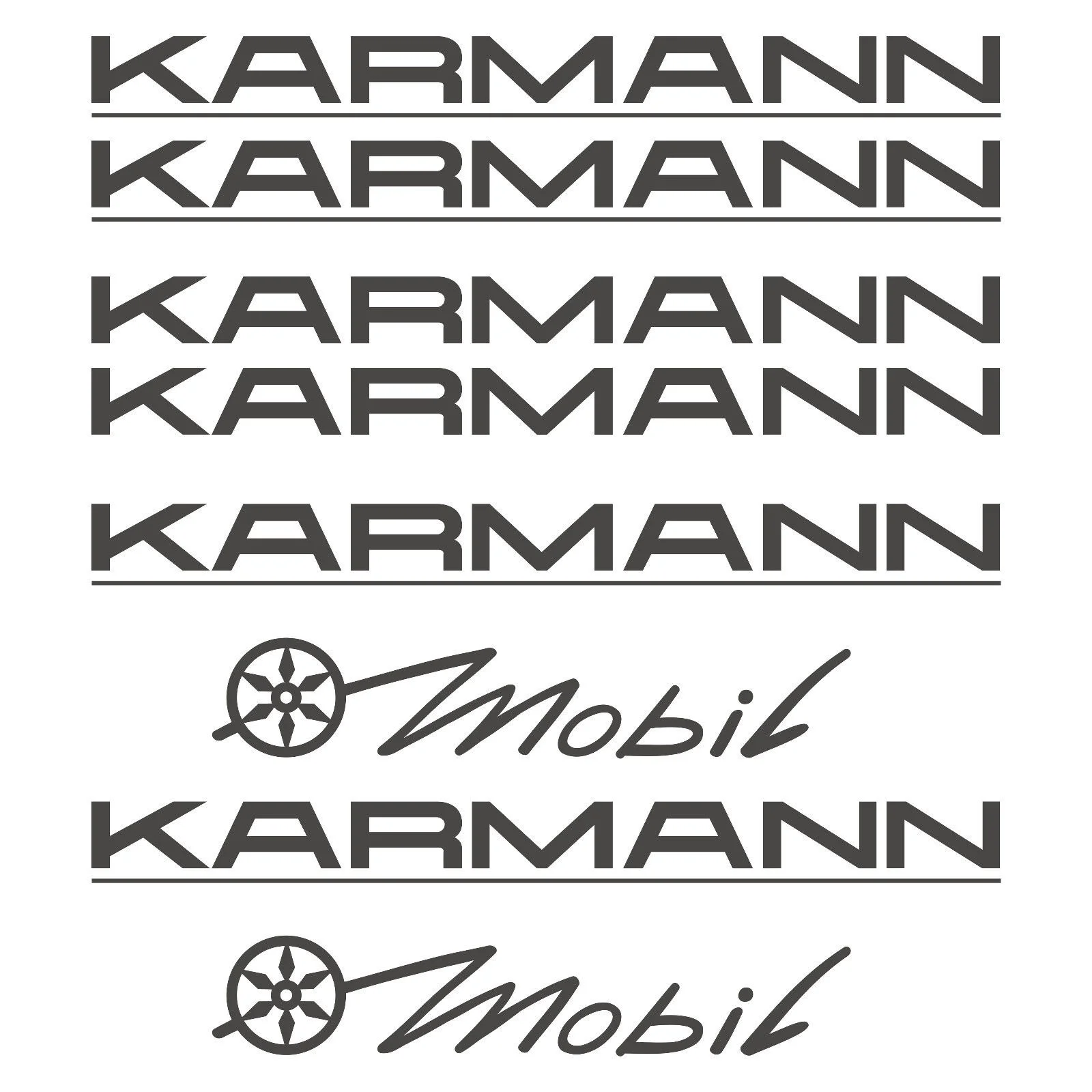 Наклейка wohnmobil для автофургона KARMANN aufkleber 6 стикеров Стайлинг автомобиля|Наклейки