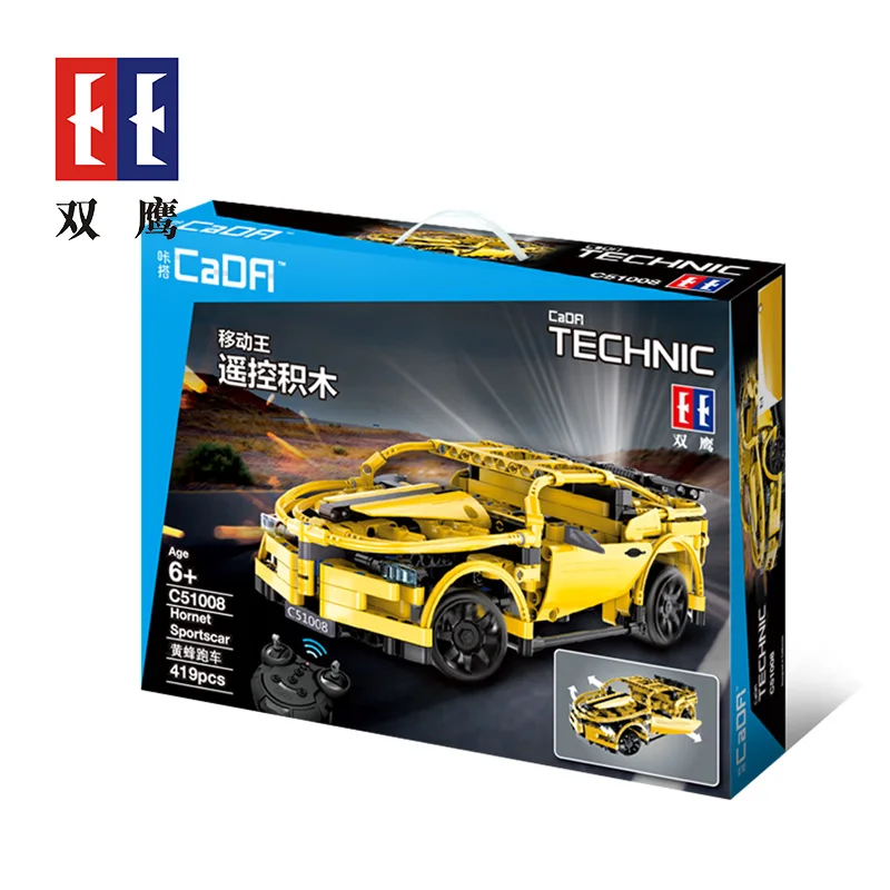 C51008 419 шт. серия Technic RC пульт дистанционного управления Sportscar гоночный автомобиль