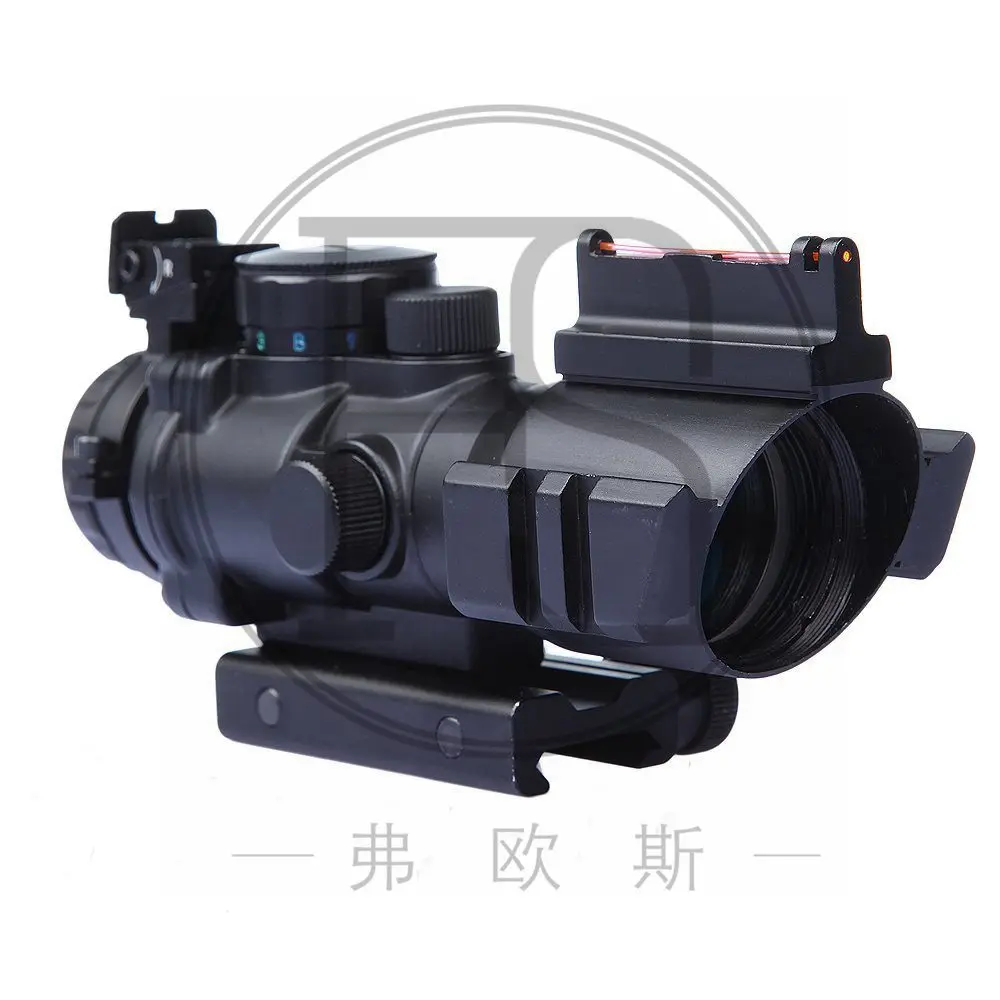 Тактический 4X32 RGB Красный точка зрения с тремя подсветкой комбо компактный