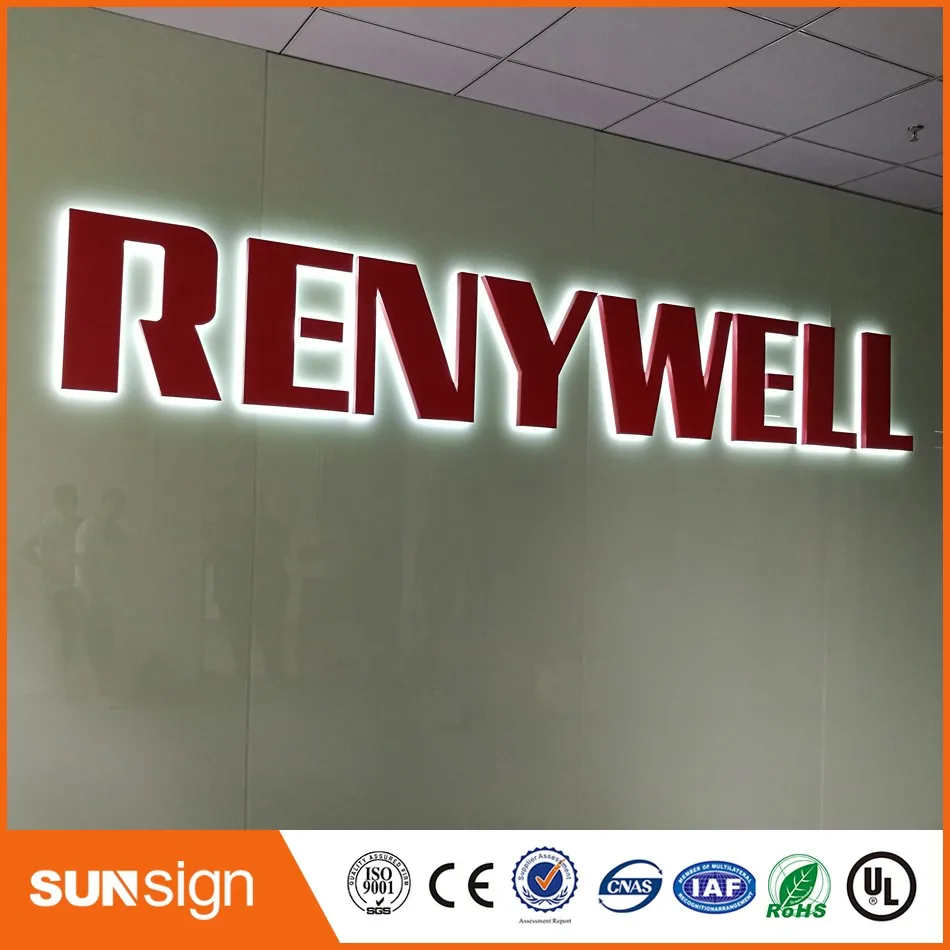 Custom advertising signs High Quality Backlit LED Sign Board Lighted Letters