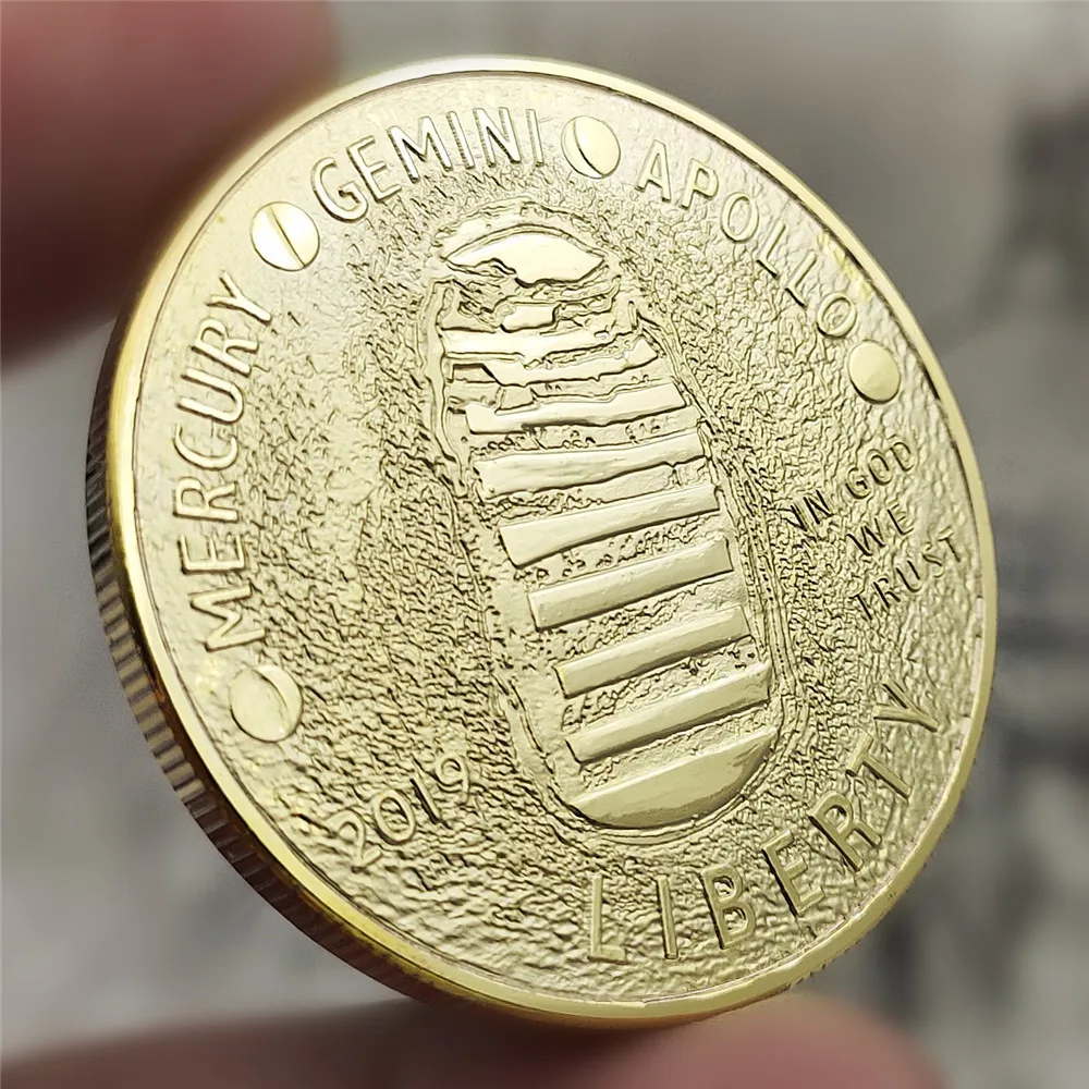 Монеты США Apollo to the Moon 50th Anniversary 2019|Безвалютные монеты| |