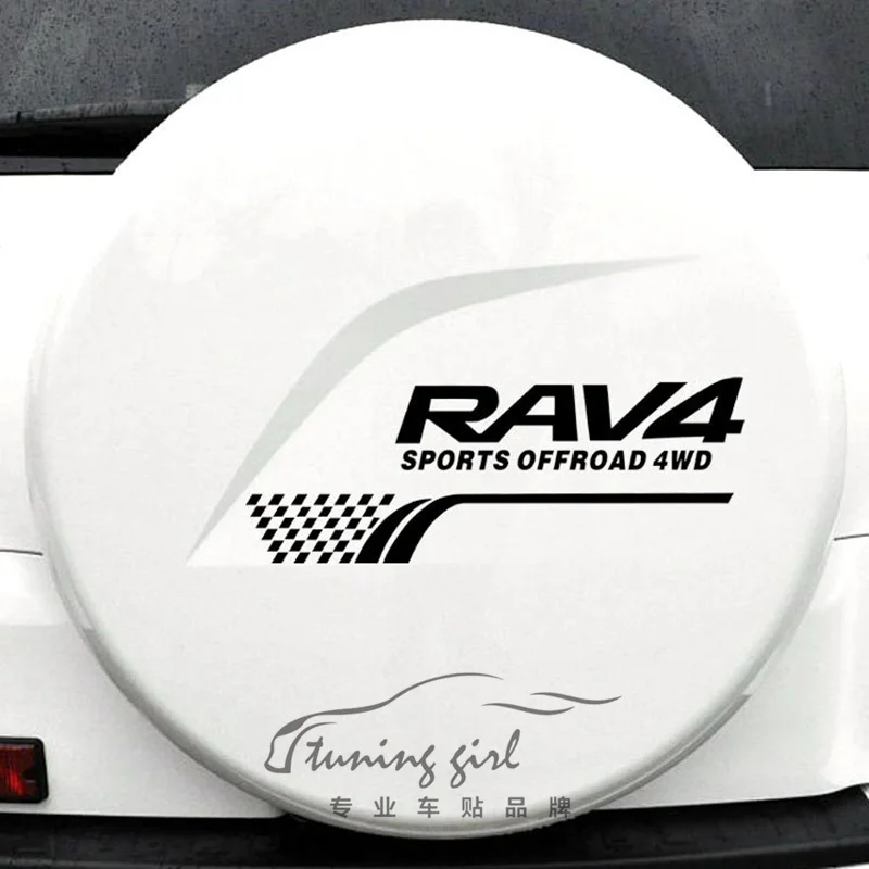 

Car Stickers RAV4 SUV Sports Offroad 4WD Creative Decals For Doors Waterproof Vinyls Auto Tuning Styling 32cm 50cm D22