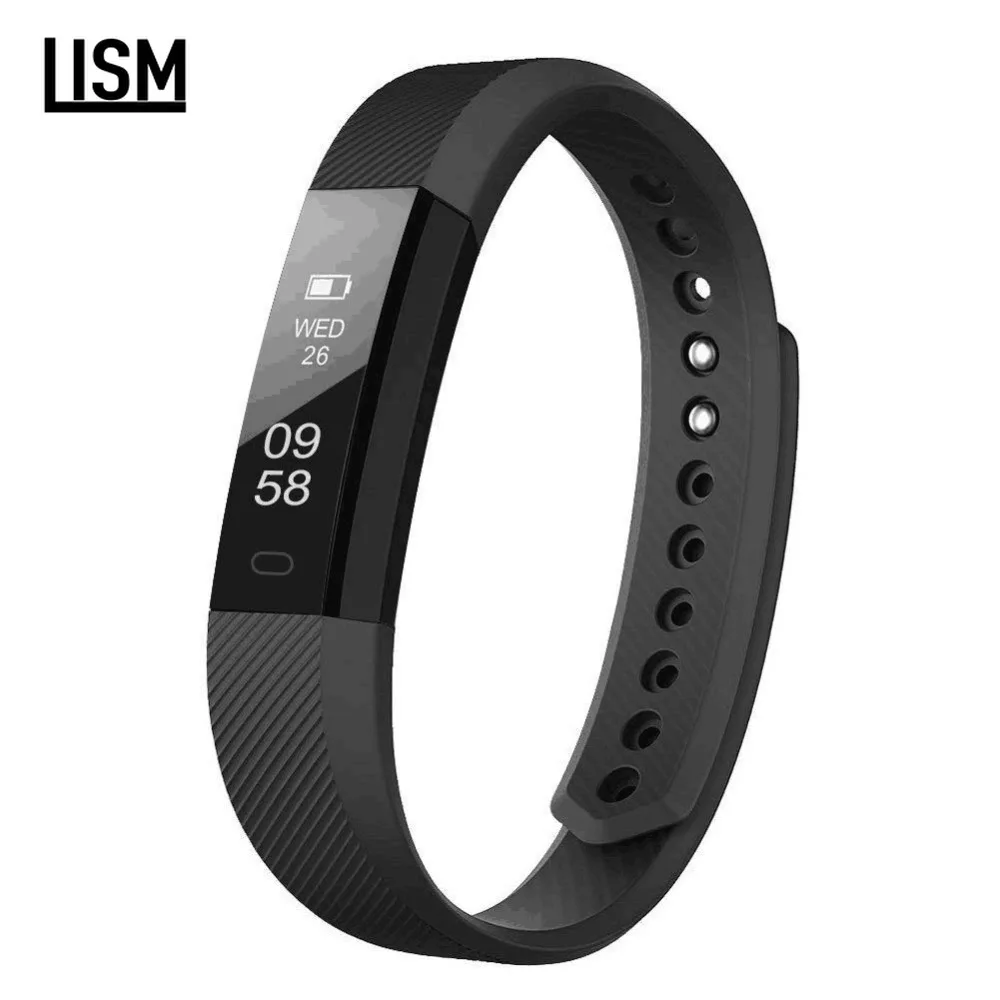 Фитнес браслет ID115 смарт вибрирующий будильник Браслет фитнес часы Smartband для Xiaomi