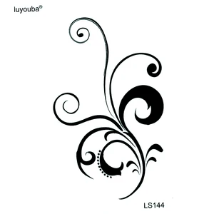 Водостойкая Временная тату-наклейка в виде цветка винограда, тату-наклейка, искусственная татуировка, тату-наклейка на лицо, Временные татуировки, украшения для лица