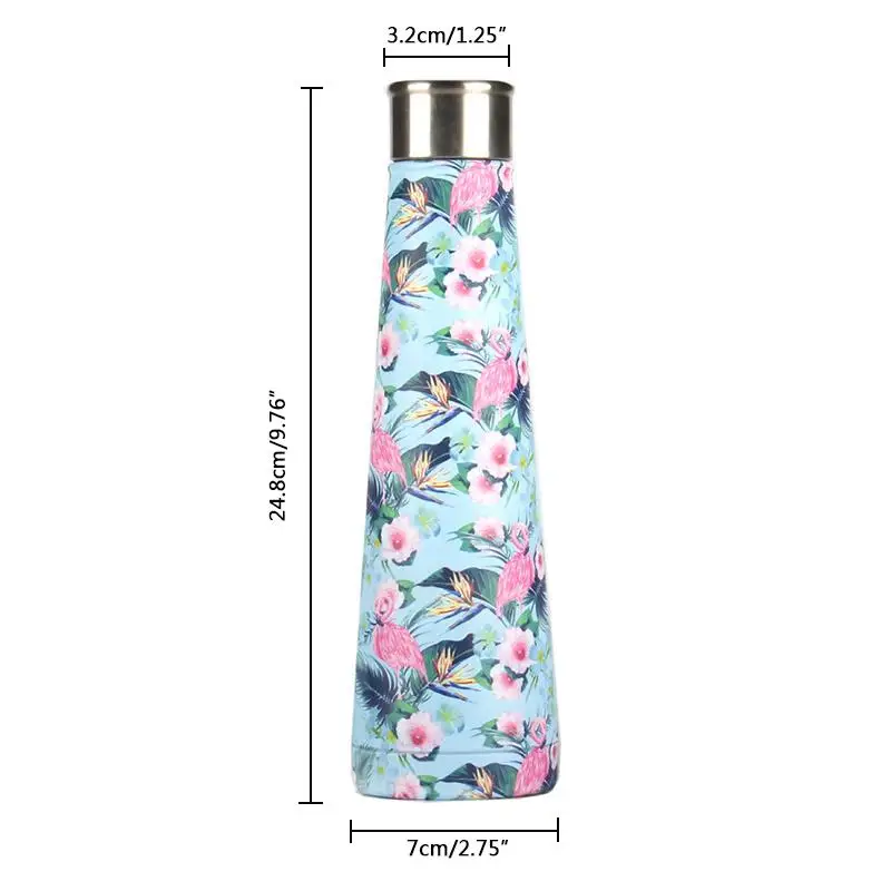 500ml Double Wall Vacuum Insulated Water Bottle Stainless Steel BPA Free Thermos Outdoor Camping Hiking Sport 7Q7 | Дом и сад