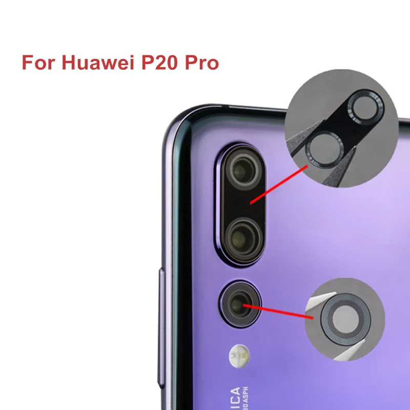 Новая задняя камера, стеклянная крышка объектива для huawei P20 P20 Pro Lite Nova 3e с клейкой лентой, Замена+ номер отслеживания