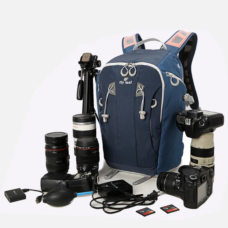Рюкзак для цифровой камеры уличный пешего туризма Водонепроницаемый нейлон DSLR