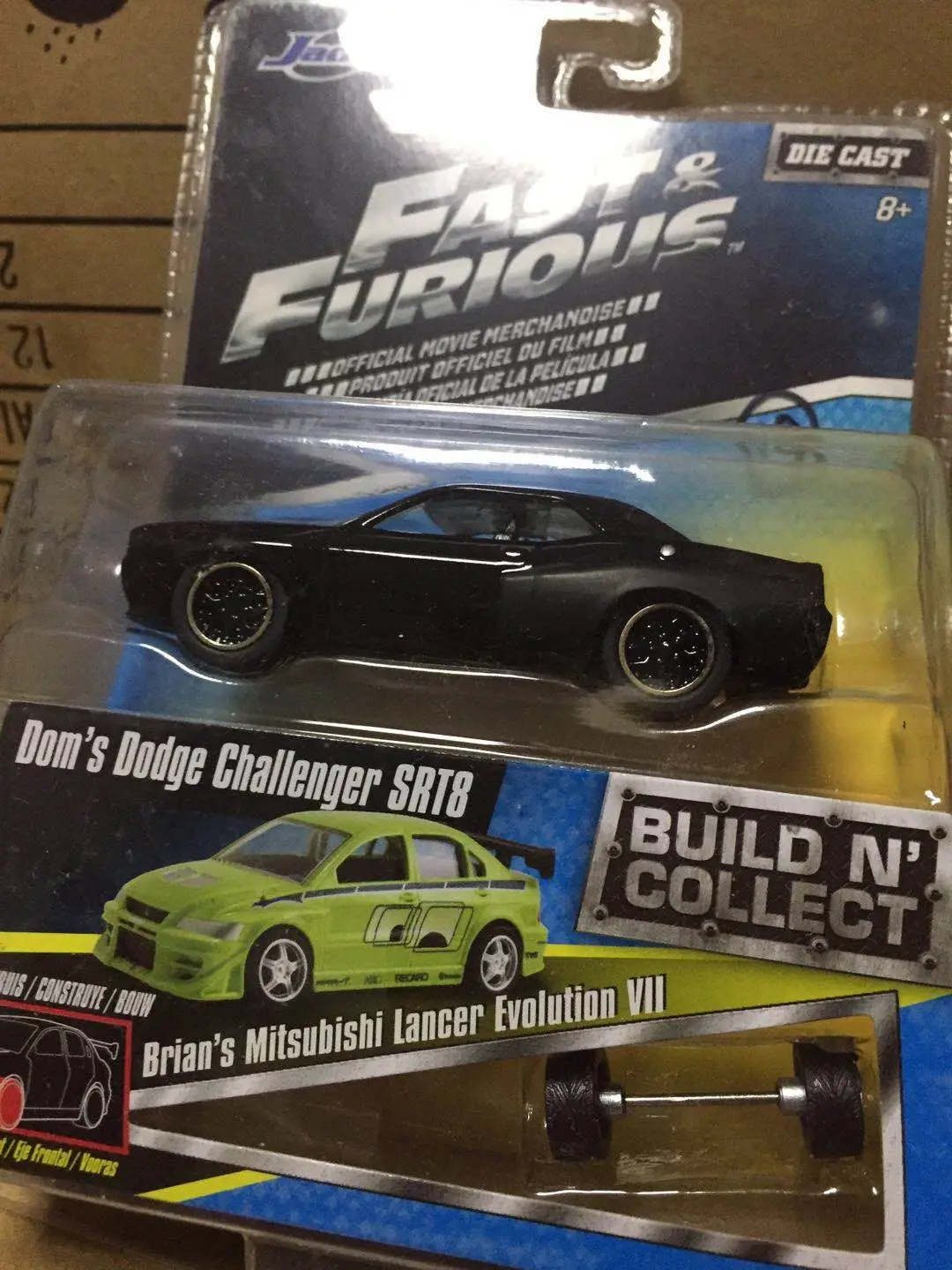 Игрушечный автомобиль Ja da 1:64 Dom's Dodge Challenger из сплава игрушки для детей литые