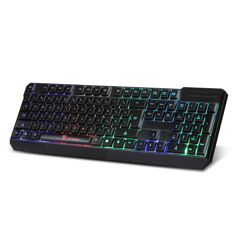 New MotoSpeed K70L USB Wired Gaming Keyboard 7 Color Backlight Ergonomic Design for Pro Gamers Support Windows XP 2000 Vista Ma |