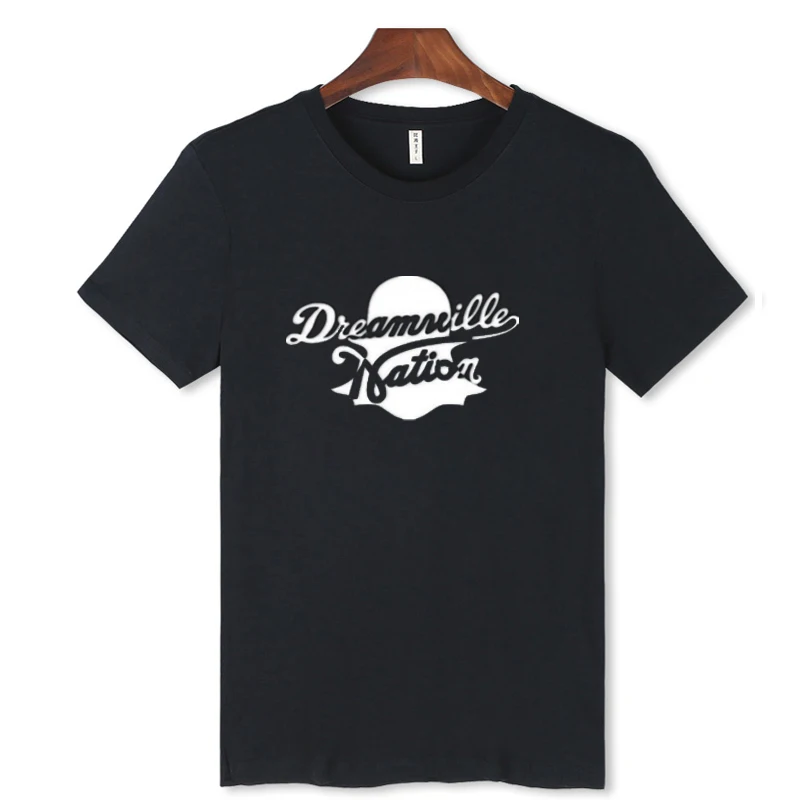 Высокое Качество Dreamville Футболки Мужчин О Шеи С Коротким Рукавом мужская Футболка
