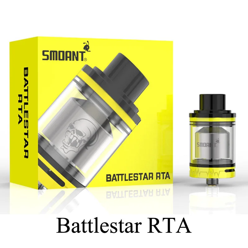 Электронная сигарета атомайзер Smoant Battlestar RTA Tank Vape Box Mod Cloupor электронная 510 Thread