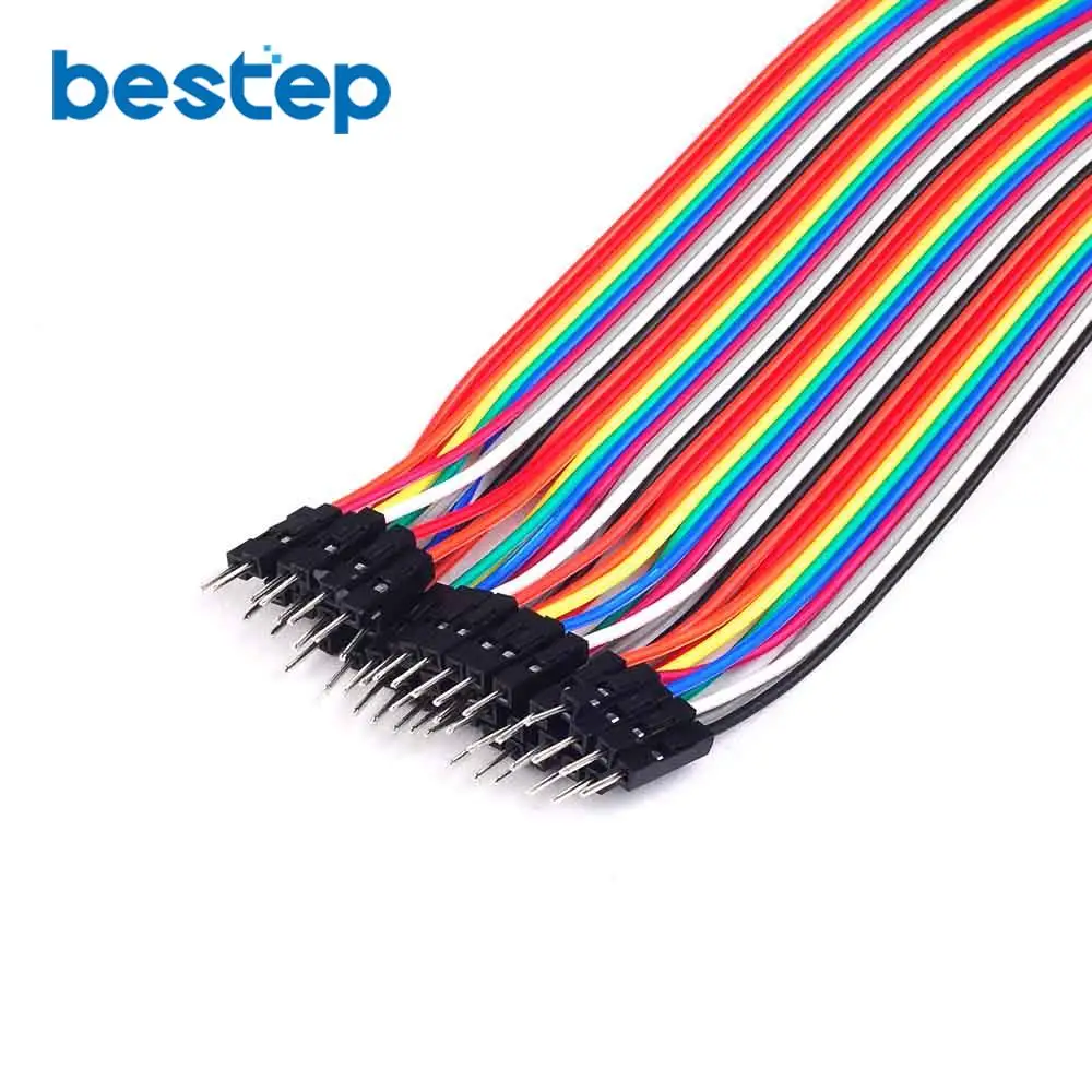 Кабель Dupont 40 шт. в ряд 21 5 см 2 54 мм 1Pin 1P перемычка Папа папа|40pcs dupont cable|jumper male to malecable |