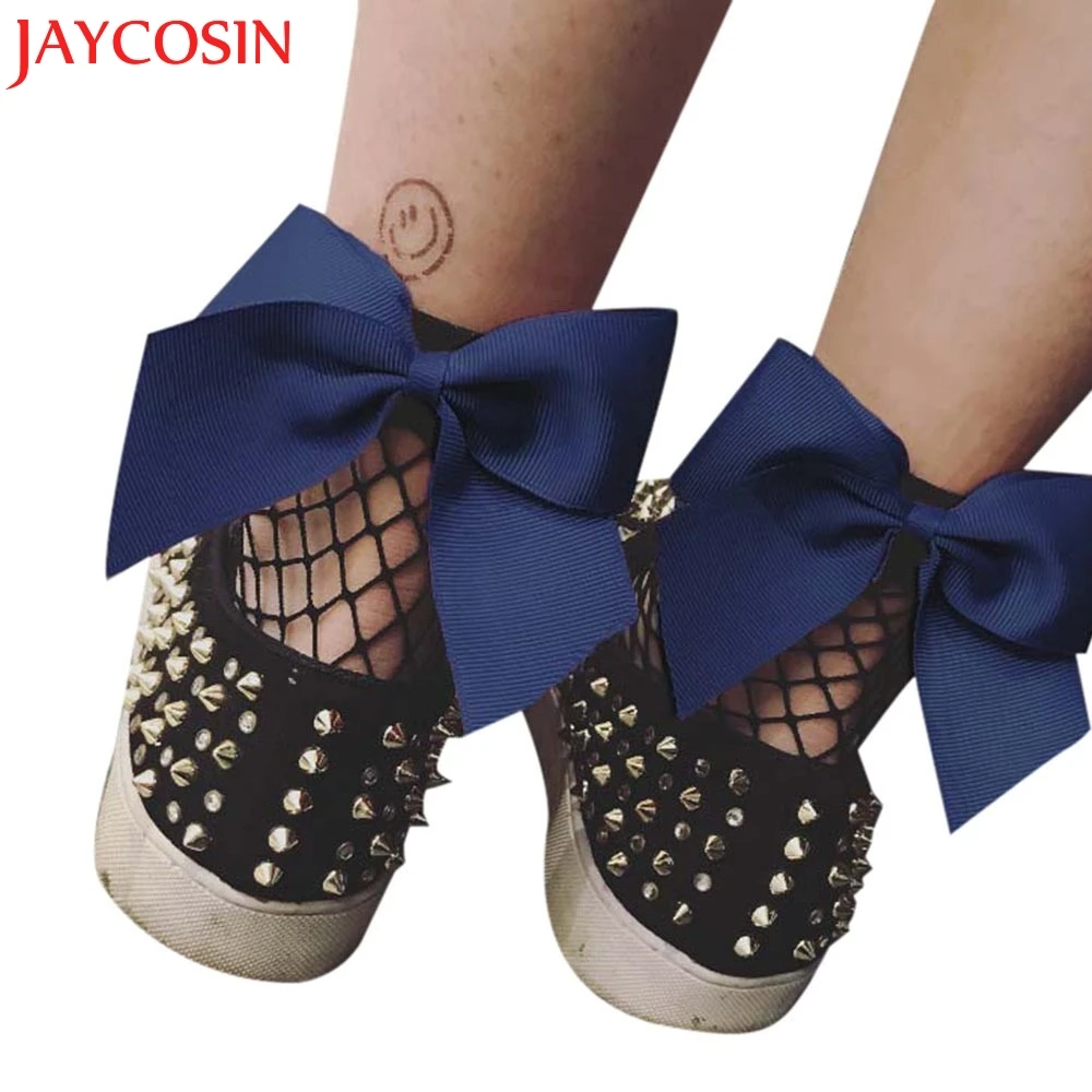 Женские сетчатые носки с оборками до щиколотки кружевные короткие Y7623|ankle high
