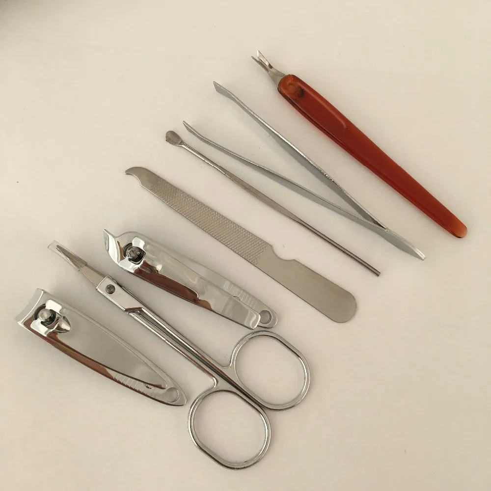 3pcs/set High Quality Nail Scissors Stainless Steel Cuticle Nipper Clippers Tools Professional | Красота и здоровье