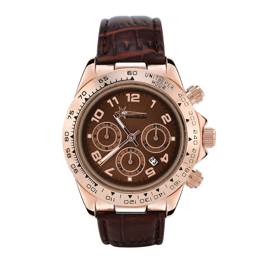 WEALTHSTAR для мужчин Автоматическая Дата Модные кварцевые часы Топ Брендовые