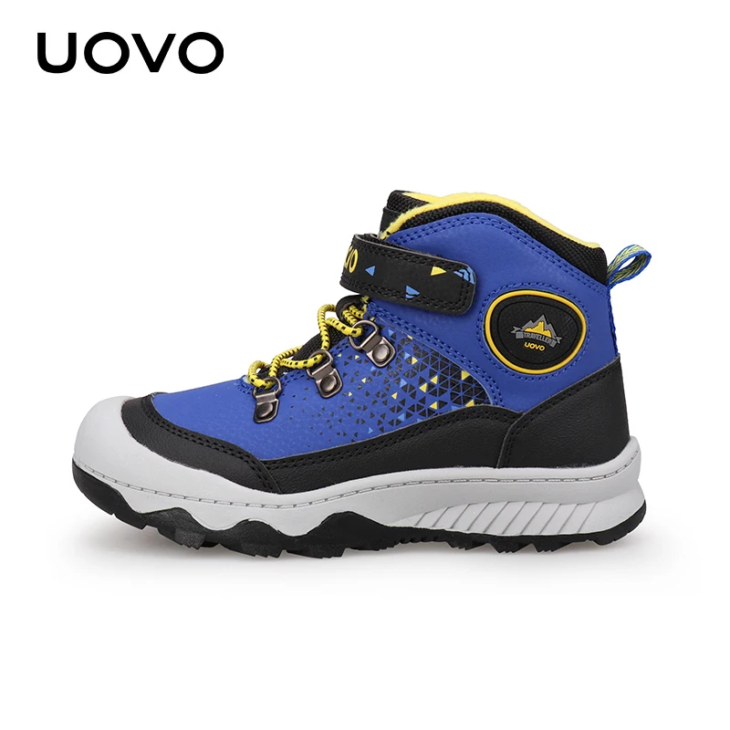 Children Outdoor Hiking Shoes Uovo Brand Boys Girls Water-resistant Casual Sports Non-skid Warm Spring Winter Sneakers |
