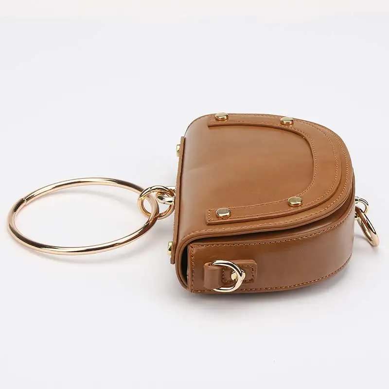 Suivea бренд Для женщин Сумки с модой Дизайн 2017 металлическое кольцо ручки Обувь для