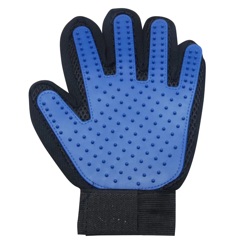 Blue left hand 1 шт. фермерские рабочие перчатки Животные Кошки Собаки для овец, скота домашних животных массажные перчатки Уход за волосами инструмент Левая или правая рука опционально - Цвет: Blue left hand
