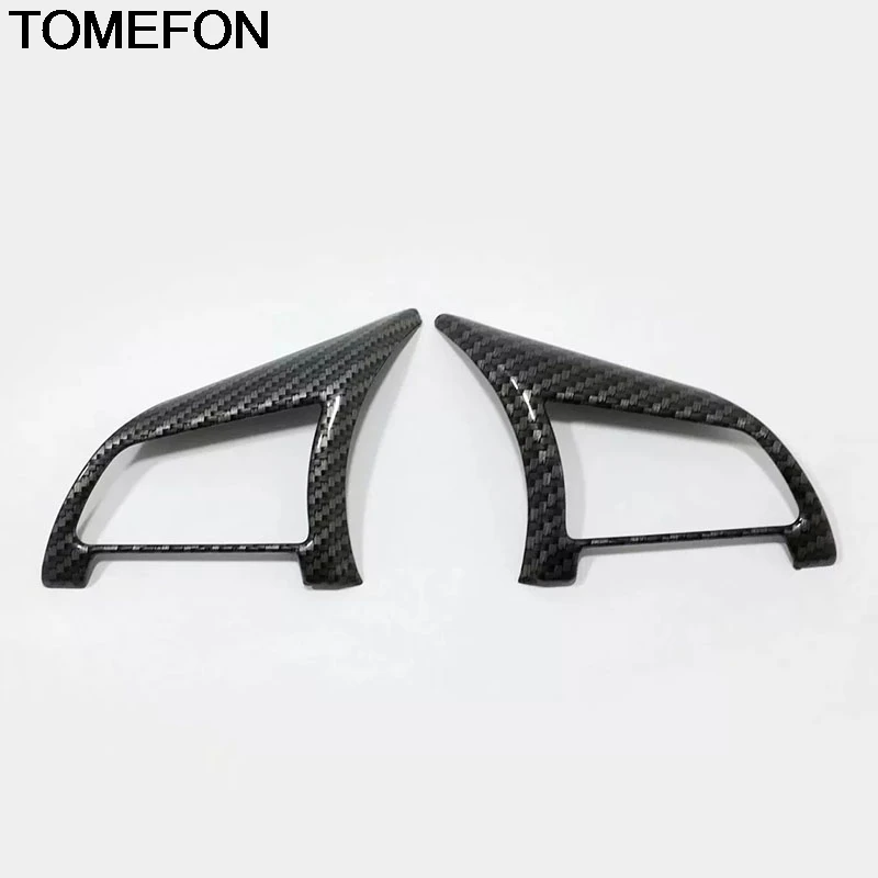 

Панель рулевого колеса TOMEFON для Nissan Altima Teana 2019, декоративная рамка, обшивка, аксессуары для интерьера, АБС-пластик, углерод, серебро