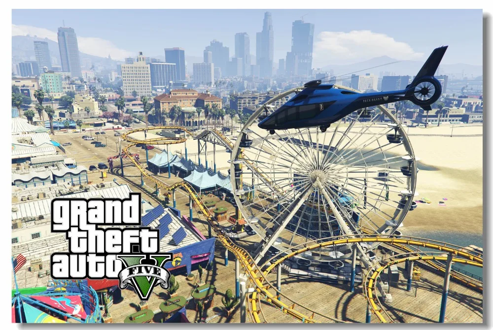 Настенная роспись на заказ Grand Theft Auto V постеры GTA 5 Сан-Андрес настенные наклейки