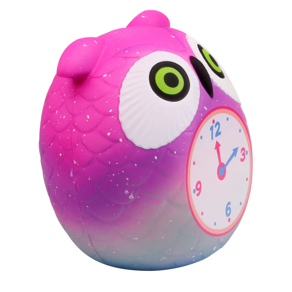 Oyuncak slime гаджеты сжимайте антистресс для снятия стресса милые часы Сова медленно