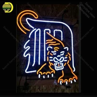 neon light sign tiger sports beer room window neon lamp sign store display real glass tubes letrero lights enseigne handcraf