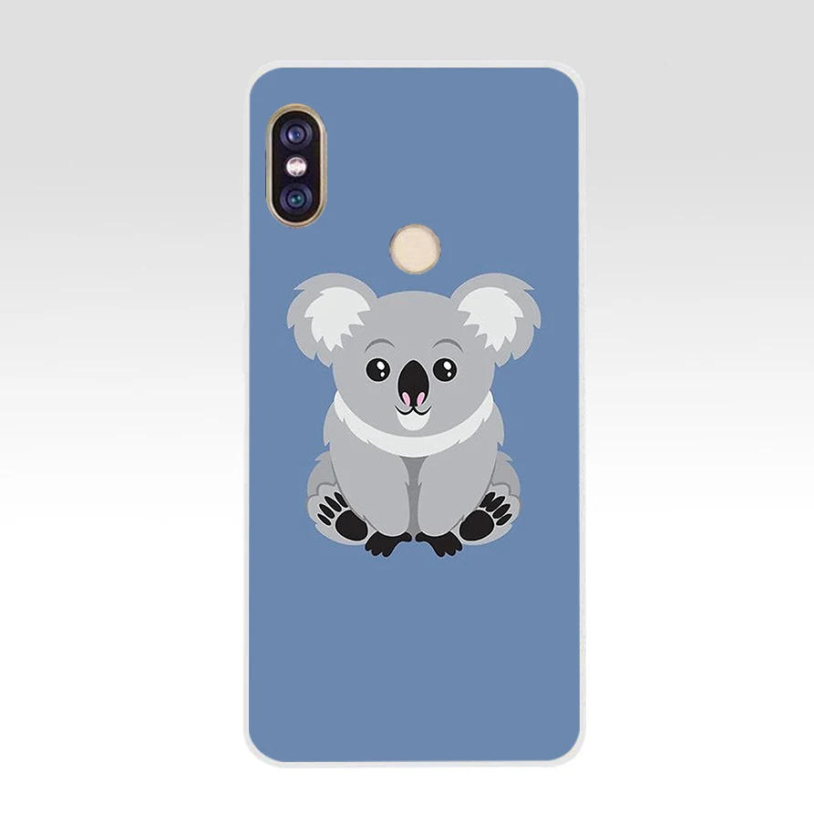 193AQ little koala Мягкий Силиконовый ТПУ чехол для телефона xiaomi redmi 6 pro note 5 plus 4 4x mi