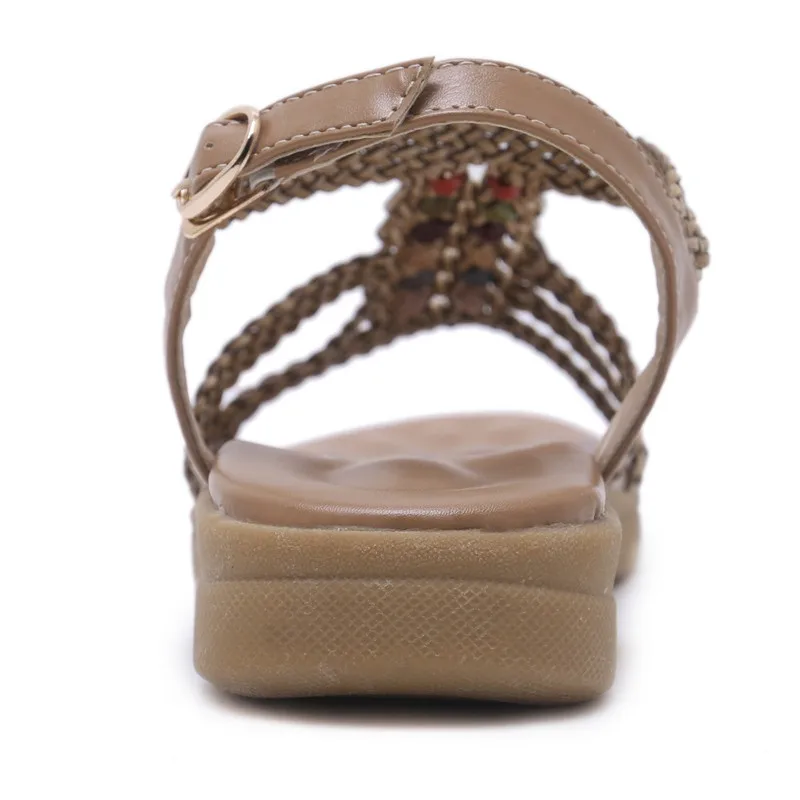 

YAERNI 2019 Bohemia Summer Comfortable Sandals Women Platform Sandals Fashion Flip Flops Shoes Woman Sandals Plus Size35- 41E825