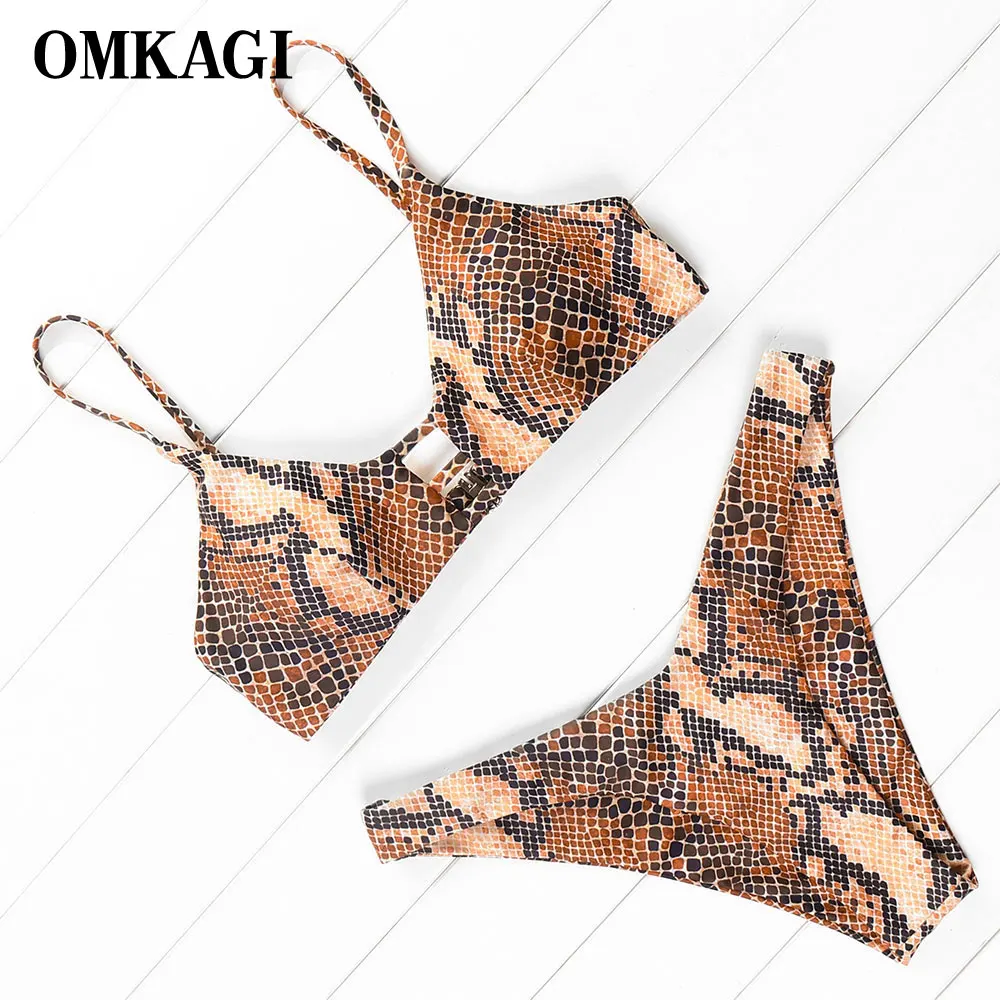 Бренд OMKAGI, Бразильское бикини,, купальник, женский, сексуальный, пуш-ап, женский купальник, купальный костюм, микро бикини, набор