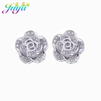 women beads jewelry components cc camellia metal decorative beads charm accessories for bead pearls bracelet necklace diy making